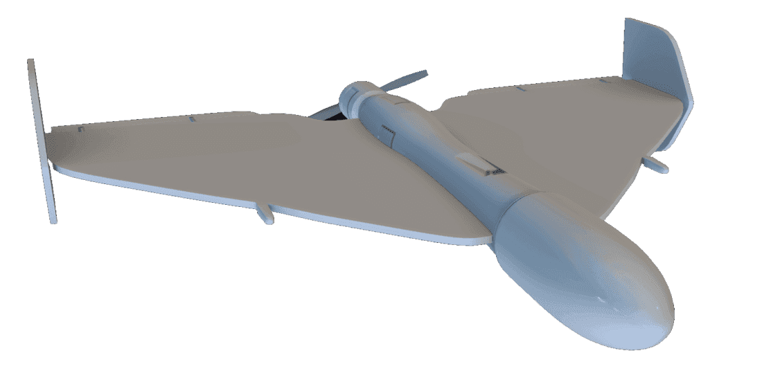 Shahed 136 drone (Wikipedia commons license)