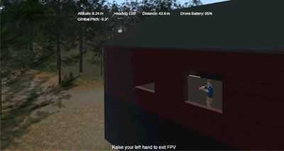 Barricaded suspect in a house
